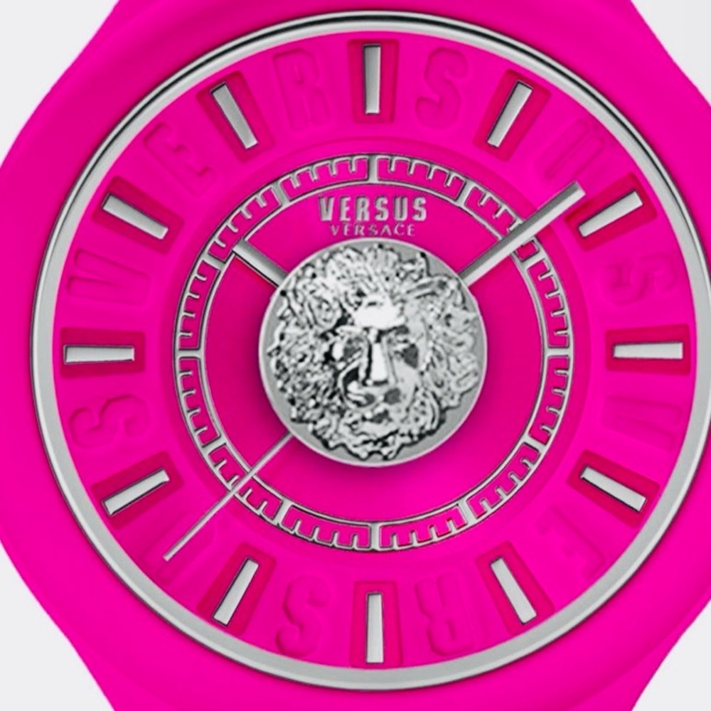 Versus Versace Silicone Watch with Matching Round Case NWT - Picture 4 of 5
